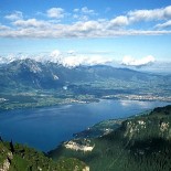 The Thunersee and Thun (picture Roland Zumbühl, Arlesheim)