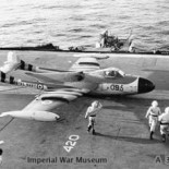 British plane damaged during the invasion of Suez, 1956 (picture Imperial War Museum)