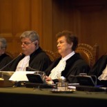 Public hearings of the Court presided over by H.E. Judge Rosalyn Higgins (picture ICJ)