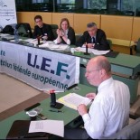 Chairing the UEF Federal Committee, April 2009