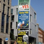Posters for the Irish Lisbon Treaty referendum, Merrion Lane, Dublin 2 (source J Nestorius)