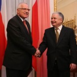 Vaclav Klaus, president of the Czech Republic, and Lech Kaczynski, president of Poland (source Archive of the Chancellery of the President of the Republic of Poland)