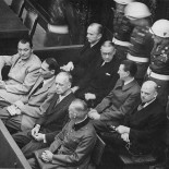 Defendants at the Nuremberg trials