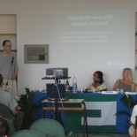 Richard Laming speaking at Ventotene, September 2006