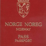 The Norwegian passport features the name of the country in both official languages, as well as in English