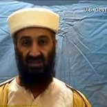 Osama bin Laden making a video at his compound in Pakistan (picture US federal government)