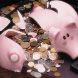 broken piggy bank broken piggy bank