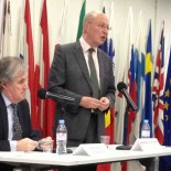 Andrew Duff MEP (speaking), Brendan Donnelly in the chair